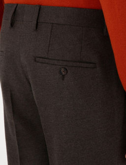 Kahverengi Slim Fit Kuma_ Pantolon