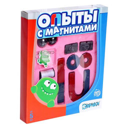 Набор для опытов Опыты с магнитами, 8 опытов - Эврики фото 4