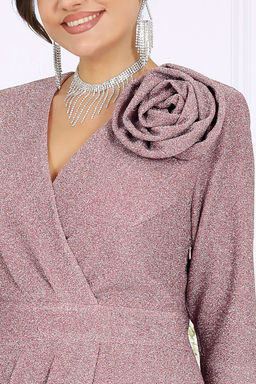 Платье Ninele 7499 пудра  фото 7