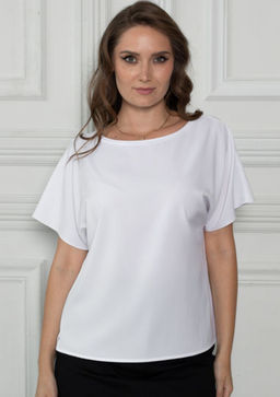 Блуза свободного кроя, вискоза - Трика фото 7