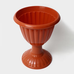 Вазон для цветов «Жасмин», 12 л, d=37 см, h=46 см, коричневый