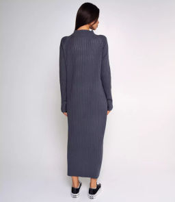 Платье #КТ2943, серый - Dommod фото 3