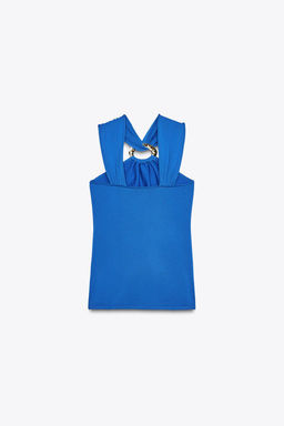 HALTER KNIT TOP - Zara фото 8