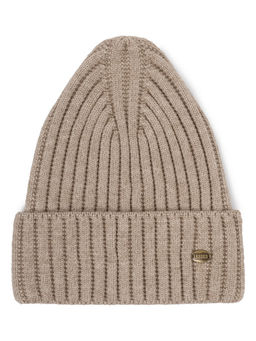 Шапка жен. виск+нейл+каш LB-A53070 d.beige