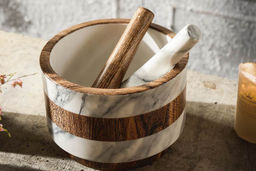 Ступка с пестиком Wood&Marble, 15 см - Home & Style фото 2