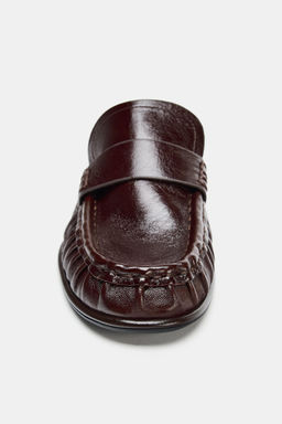 LEATHER MULE LOAFERS - Zara фото 10