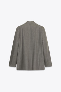 DOUBLE-BREASTED BLAZER WITH SHOULDER PADS - Zara фото 12