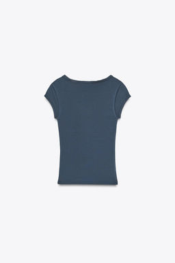 COTTON MODAL T-SHIRT - Zara фото 21