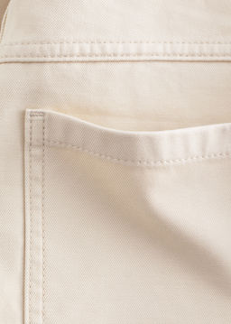 Pantalones de algod?n relajados de perneras anchas - H&m фото 6