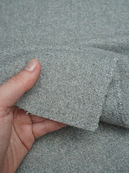 Шерсть пальтово-костюмная Твид цв.Св.серо-голубой, ш.1.5м, шерсть-50%, п/э-50%, 380гр/м.кв - Купава фото 11
