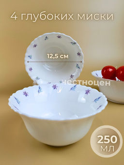 Набор столовой посуды на 4 перс. с рисунком 16предм. OLS-DM-29