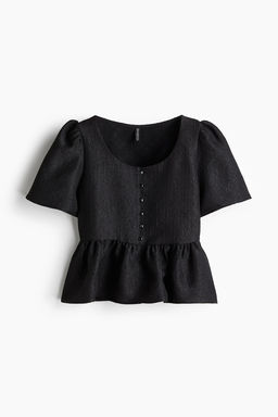 Blusa brocada con peplo - H&m фото 6