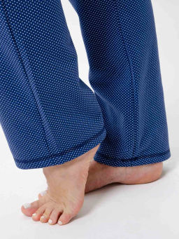 Пижама женская, цвет голубой синий