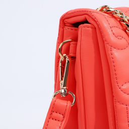 Сумка-мессенджер на магнитах, цвет коралловый - Simaland фото 6