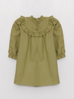 Dik Yaka Nak??l? K?z Bebek Elbise - Waikiki фото 2