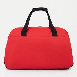 Сумка спортивная на молнии, 2 наружных кармана, цвет красный - Simaland фото 3
