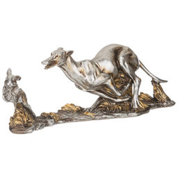 ФИГУРКА ДЕКОРАТИВНАЯ ОХОТА НА ЗАЙЦА 35Х8,5Х11,6СМ - Lefard фото 3