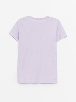 Bisiklet Yaka Basic K?sa Kollu K?z ?ocuk Ti??rt