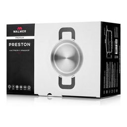 Кастрюля с крышкой Walmer Preston, 1.5 л, цвет хром  фото 8