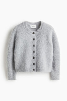 C?rdigan en mezcla de mohair