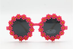 Солнцезащитные очки Feillis Polarized (детские) 66659 42-21-130 розов.с белыми дужками