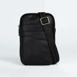 Сумка мужская TEXTURA через плечо, искусственная кожа, цвет чёрный