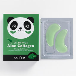 Набор восстанавливающих масок патчей для век SADOER, 7,9г/7 шт. коллаген+алое SD90443