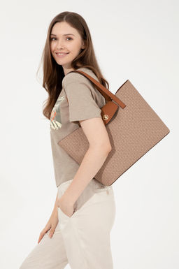 Kad_n Koyu Bej _anta