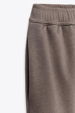 WIDE-LEG PLUSH TROUSERS - Zara фото 14