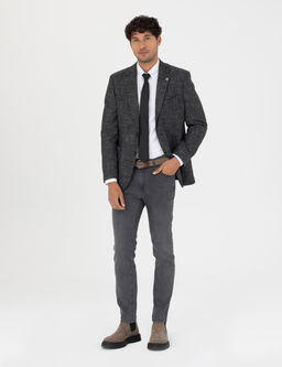 F_me Ekstra Slim Fit Y_n Kar___ml_ Blazer Ceket