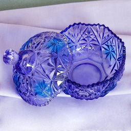 Сахарница 280 мл боченок резная фиолетовая / S510 / TG-1040 /уп 48 / - Галеонтрейд фото 4