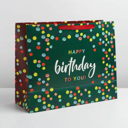 Пакет подарочный ламинированный, упаковка, «С днём рождения», XL 49 х 40 х 19 см