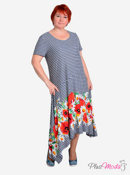 Платье Модель №75 размеры 50-72 - Plusmoda фото 7