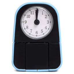 Робот-часы Щенок, трансформируется в будильник, работает от батареек, цвет голубой - IQ BOT фото 6