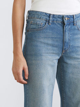 Wideleg Kad?n Jean Pantolon