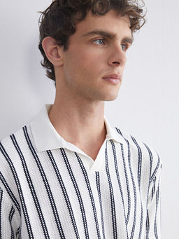 Polo Yaka ?izgili Erkek Ti??rt