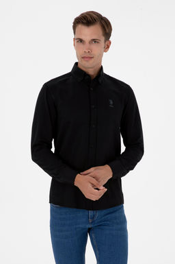 Erkek Siyah Uzun Kollu Basic G_mlek Sepette S_rpriz _ndirim - U.s. polo assn фото 8