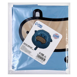 Цена за 5 шт. Воздушные шары фольгированные 18" «Бегемот-аниме»