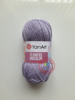 Фловерс однотонный (Flowers Unikolor) пряжа YarnArt 55%хлопок 45%акрил 5х50гр/200м Цвет:758 темно-зеленый