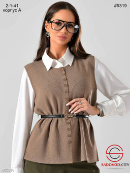 Жилет женский на пуговицах