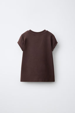 CAMISETA PARCHE CAMUFLAJE / Marr?n - Zara фото 3