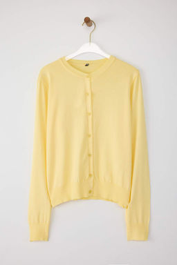 Sar? Premium/Ozel Iplik Merserize Gorunumlu Bisiklet Yaka Basic Triko H?rka TWOAW26HI00095 - Trendyolmilla фото 15