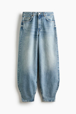 Barrel High Waist Ankle Jeans