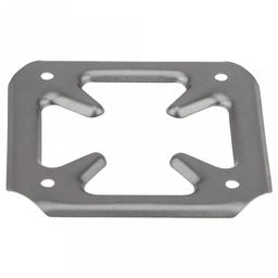 Подставка металлическая на газовую плиту 9х9х0,5см, квадратная - Домашняя мода фото 2