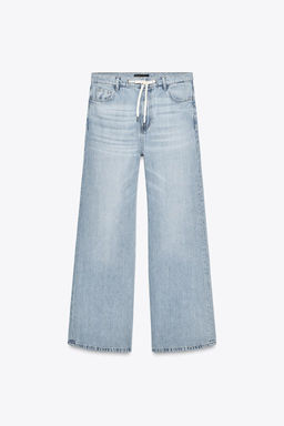 ZW COLLECTION RELAXED FIT MID-RISE JEANS - Zara фото 6