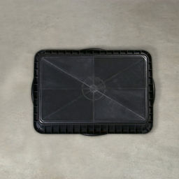 Таз строительный, 60-65 л, прямоугольный, пластик