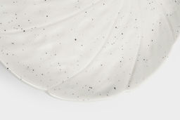 Блюдо, 22 см, керамика, белое, в крапинку, Тыква, Light pumpkin - Anna lafarg фото 4