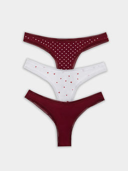 Трусы бразилиана женские в наборе, 3 шт - Mark formelle фото 9