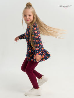 Костюм Алиса лисята на синем-марсала - Sovalina фото 22