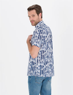 Lacivert Regular Fit K_sa Kollu G_mlek - Pierre cardin фото 5